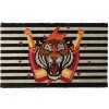Fußmatte Kokosmatte außen Tiger gestreift GiftCompany 45×47 cm