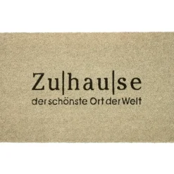 Fußmatte Kokosmatte außen Zuhause beige Gift Company
