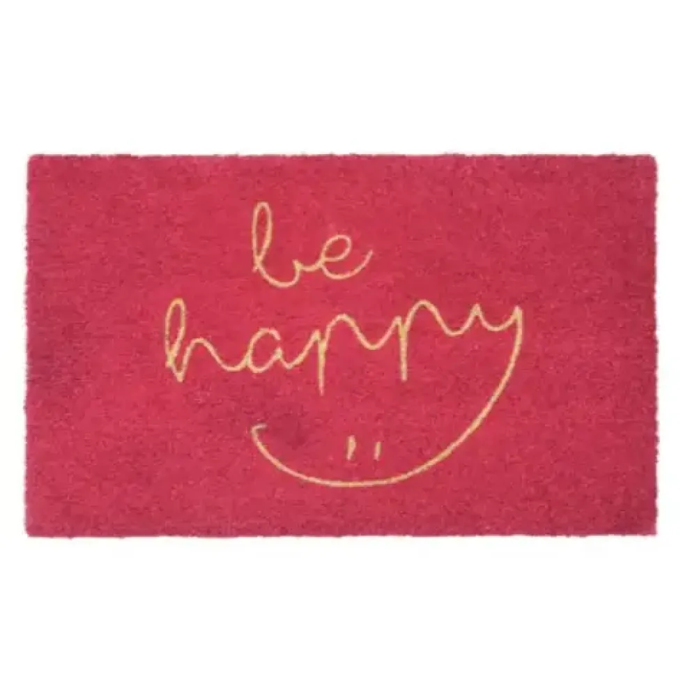 Fußmatte Kokosmatte Be Happy GiftCompany 75×45 cm