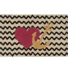 Fußmatte Kokosmatte Herzanker GiftCompany 75×45 cm