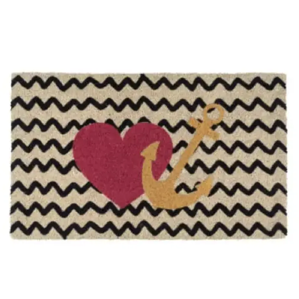 Fußmatte Kokosmatte Herzanker GiftCompany 75×45 cm