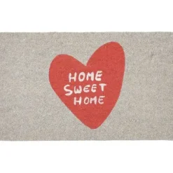 Fußmatte Kokosmatte Home Sweet Home grau GiftCompany 45×75 cm