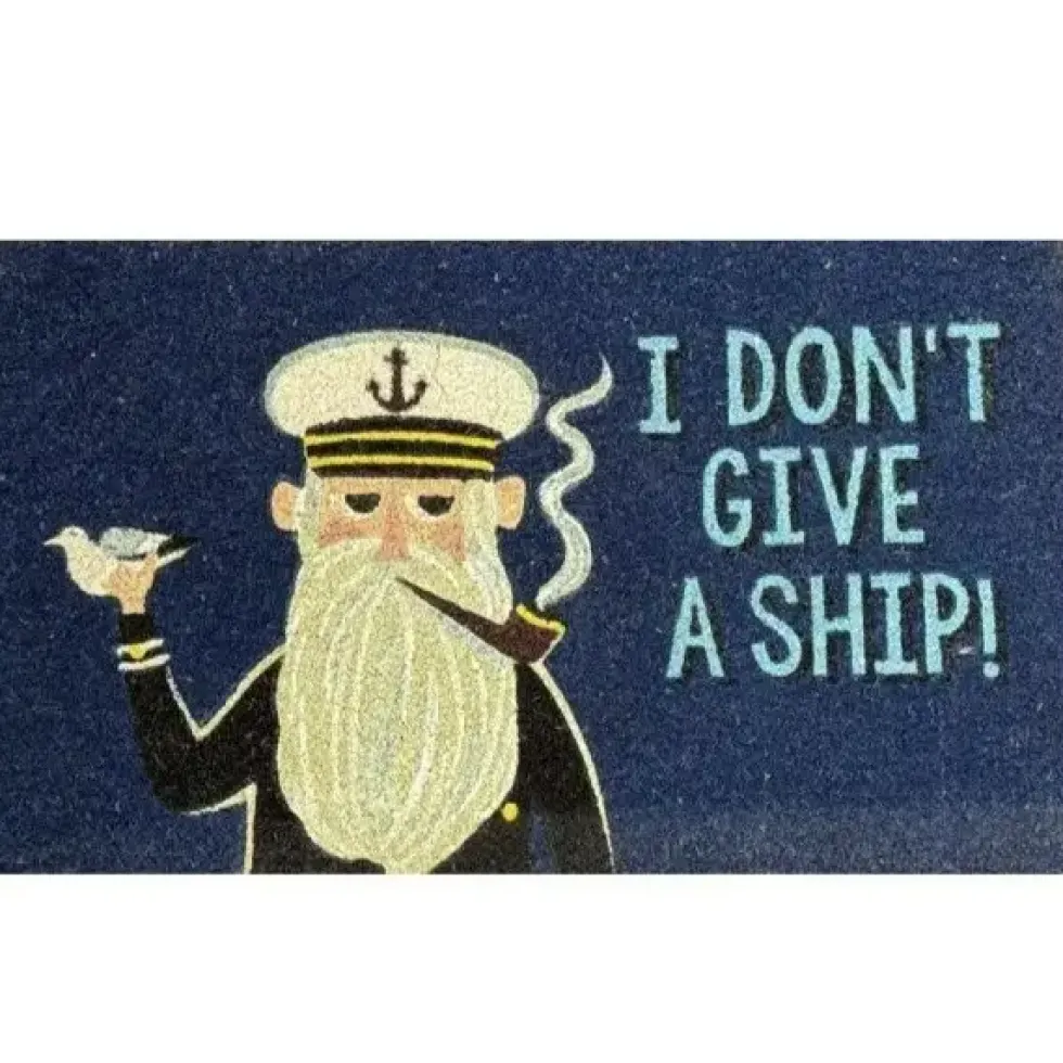 Fußmatte Kokosmatte I Don’t Give a Ship GiftCompany 45×75 cm