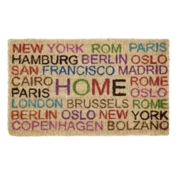 Fußmatte Kokosmatte Metropolis GiftCompany 75×45 cm