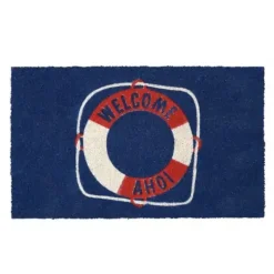 Fußmatte Kokosmatte Rettungsring GiftCompany 75×45 cm