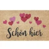 Fußmatte Kokosmatte Schön hier GiftCompany 45×75 cm