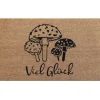 Fußmatte Kokosmatte Viel Glück GiftCompany 75×45 cm