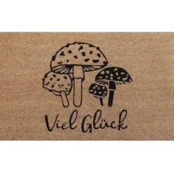 Fußmatte Kokosmatte Viel Glück GiftCompany 75×45 cm