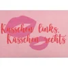 Fußmatte waschbar Küsschen links, Küsschen rechts GiftCompany 50×75 cm