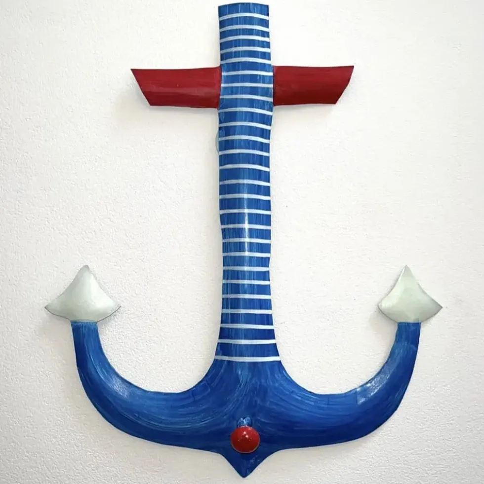 Garderobenhaken Anker Pape Kunstgewerbe Höhe 39 cm