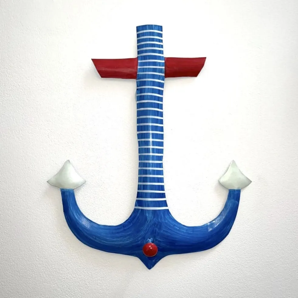 Garderobenhaken Anker Pape Kunstgewerbe Höhe 39 cm