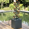 Gartenbrunnen Wasserspiel Kaskade mit Schalen Alejandra Höhe 95 cm