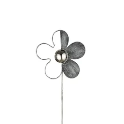 Gartendeko Gartenstecker Metall FLORA Casablanca Höhe 113 cm
