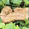 Gartendeko Gartenstecker Mönch Berthold Höhe 10 cm