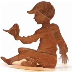 Gartendeko Rost JUNGE MICHEL H 35 cm