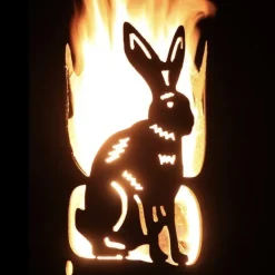 Gartenfackel Hase Höhe 30 cm – ohne Stiel