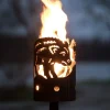 Gartenfackel Wildschwein Höhe 30 cm – ohne Stiel