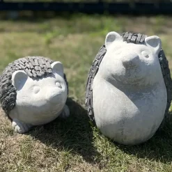 Gartenfigur Igel Schiefer H 27 cm