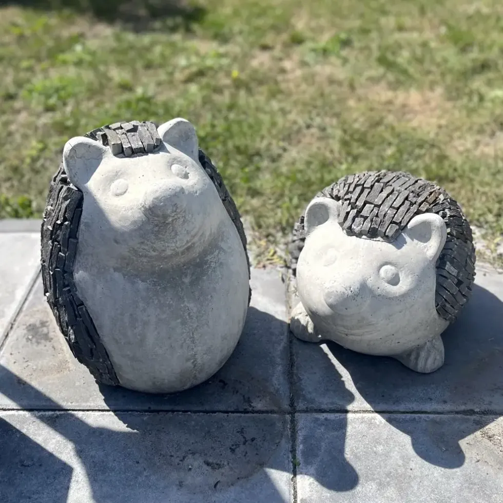 Gartenfigur Igel Schiefer H 27 cm