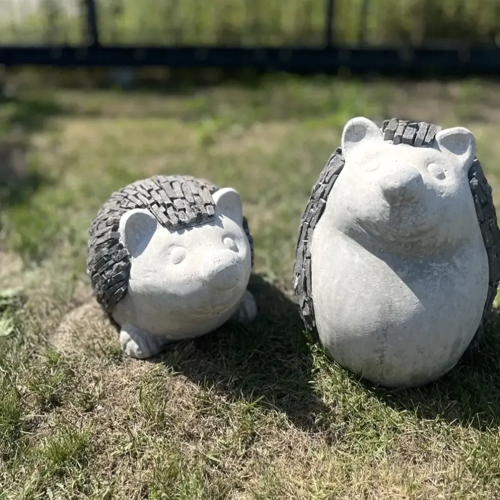 Gartenfigur Igel Schiefer H 27 cm