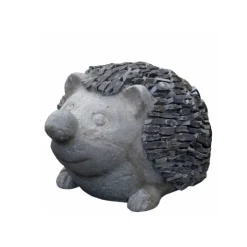 Gartenfigur Igel Schiefer H 27 cm