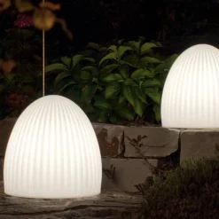 Gartenleuchte Shining Cage Solar- und Netzbetrieb
