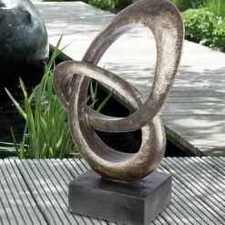 Gartenskulptur Sphere bronze Höhe 69 cm