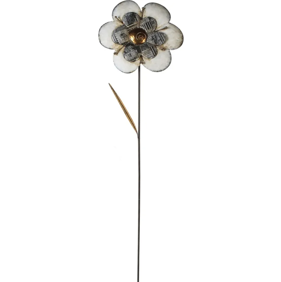 Gartenstecker Metall BLUME Nobile Deko H 115 cm