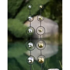 Gartenstecker Metall Deko Balls H 123 cm