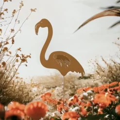 Gartenstecker Metall FLAMINGO H 45 cm