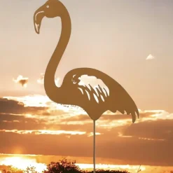 Gartenstecker Metall FLAMINGO H 45 cm