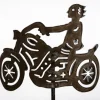 Gartenstecker Rost MOTORRAD H 100 cm