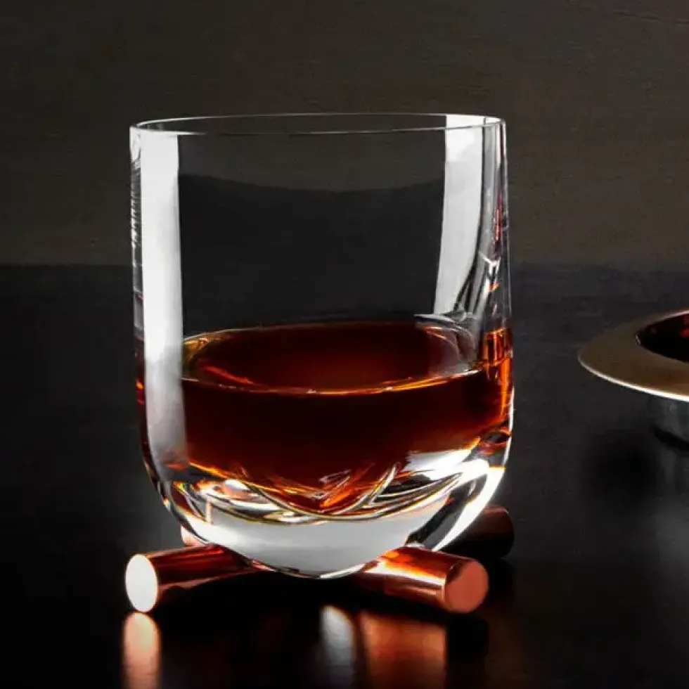 Glas Whiskyglas NUDE CAMP Kristallglas 350 ml