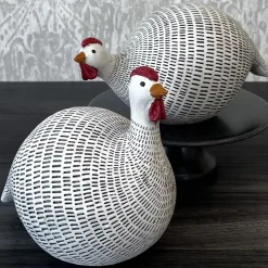 Hahn und Henne Deko Figur Rila 2er Set Kaheku