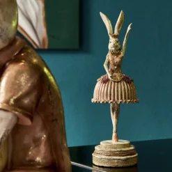 Hasenfigur Osterdeko modern Kleine Tänzerin Werner Voß Höhe 35 cm