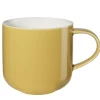 Henkelbecher Kaffeebecher aus Porzellan ASA gelb coppa 400 ml