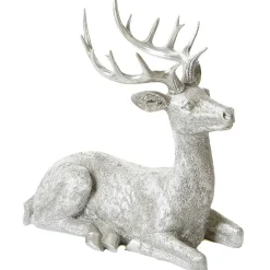 Hirsch Deko Figur silber Raffael H 130 | 81 | 56 cm