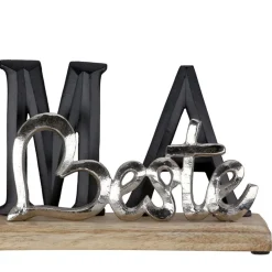 Holzskulptur Schriftzug MAMA Breite 38 cm