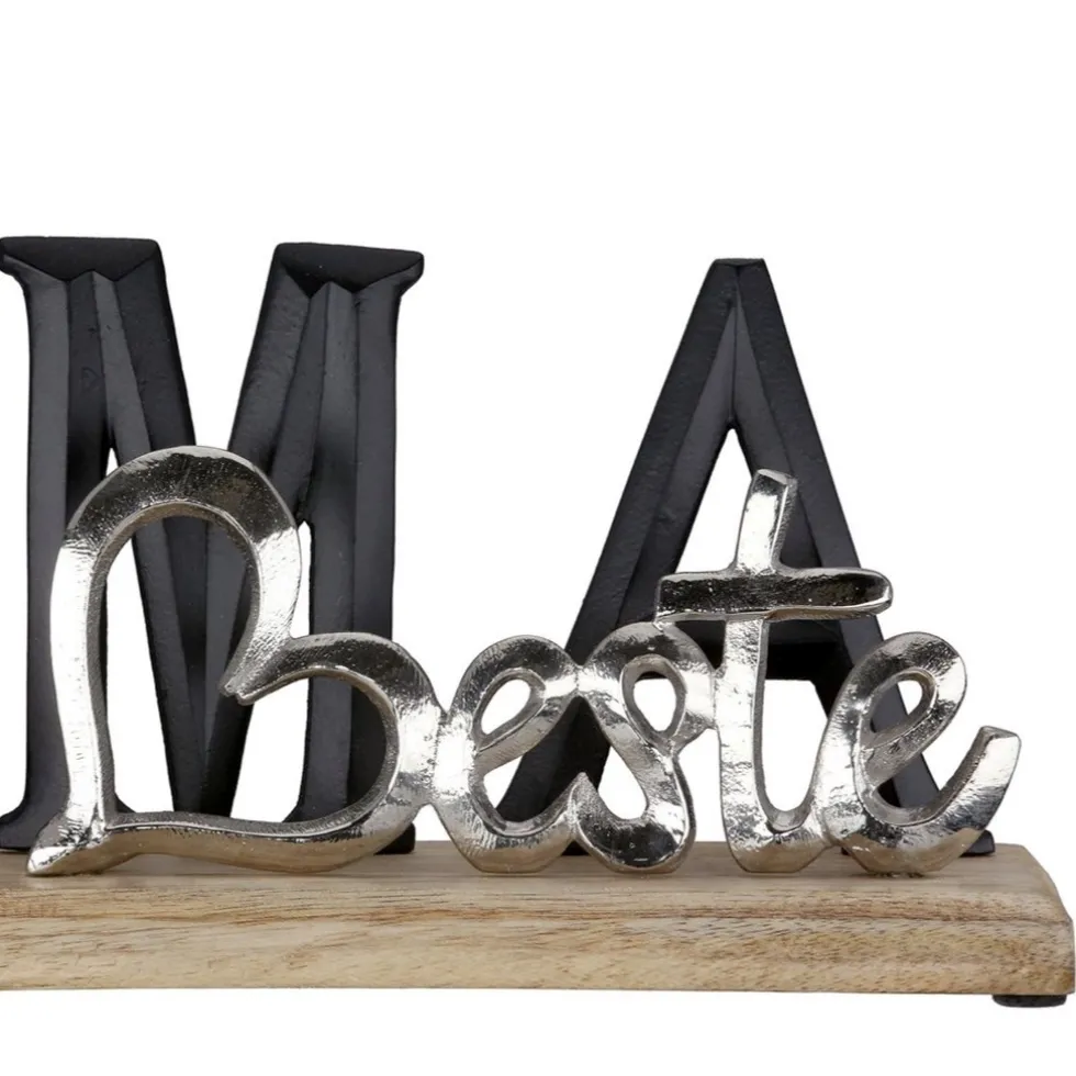 Holzskulptur Schriftzug MAMA Breite 38 cm