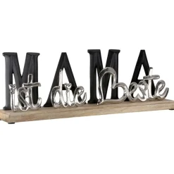 Holzskulptur Schriftzug MAMA Breite 38 cm