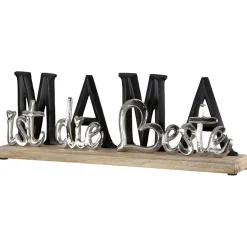 Holzskulptur Schriftzug MAMA Breite 38 cm
