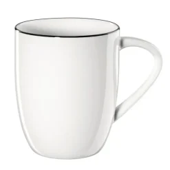 Kaffeebecher mit Henkel ASA weiß à table ligne noire 350 ml