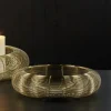 Kaheku Deko-Schale gold Rovia Durchmesser 40 cm