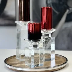Kaheku Kerzenständer Glas Stumpe Valdo