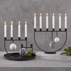 Kaheku Kerzenständer schwarz Holm