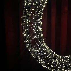 Kaheku LED Lichterkranz Castella Outdoor Ø 45/60 cm – Warmweißer Leuchtkranz