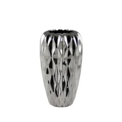 Kaheku Vase Keramik Baku silber