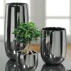 Kaheku Vase silber Cabona hochglänzend