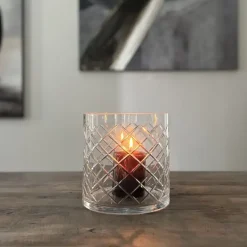Kaheku Windlicht Glas Santorin