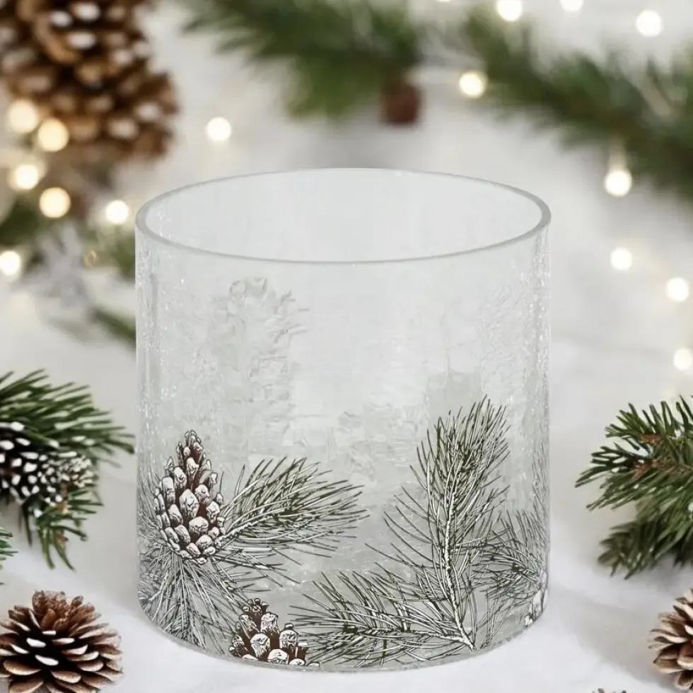 Kaheku Windlicht Glas Torla Zapfen